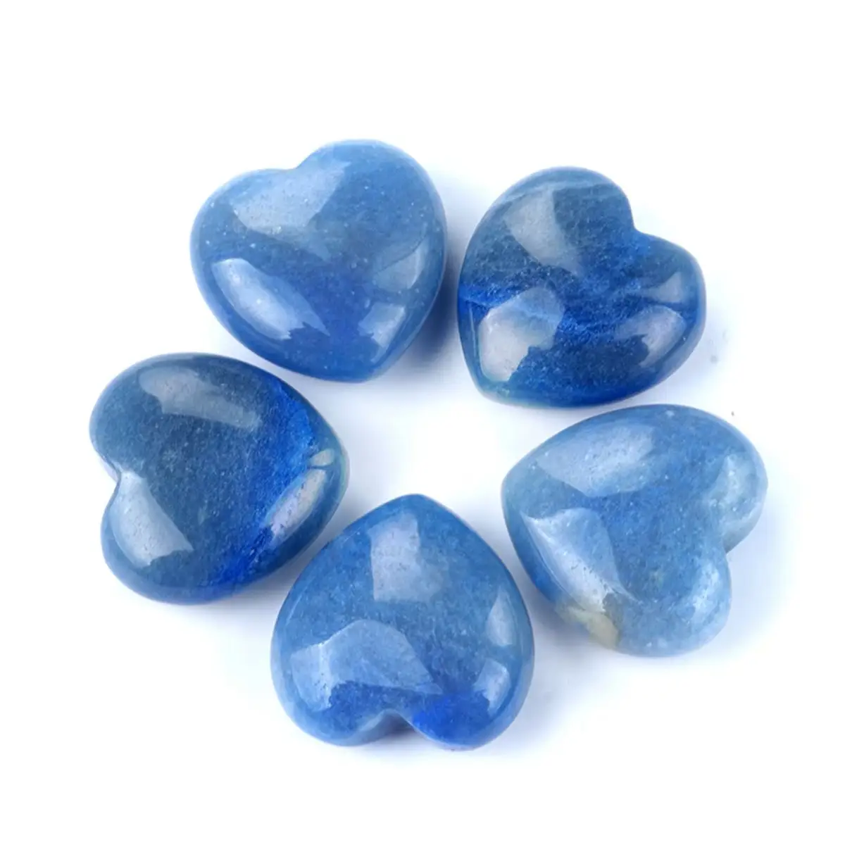 blauwe aventurine hartje