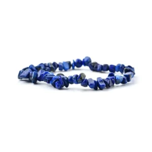 lapis lazuli chipped armband
