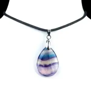 regenboog fluoriet pendant
